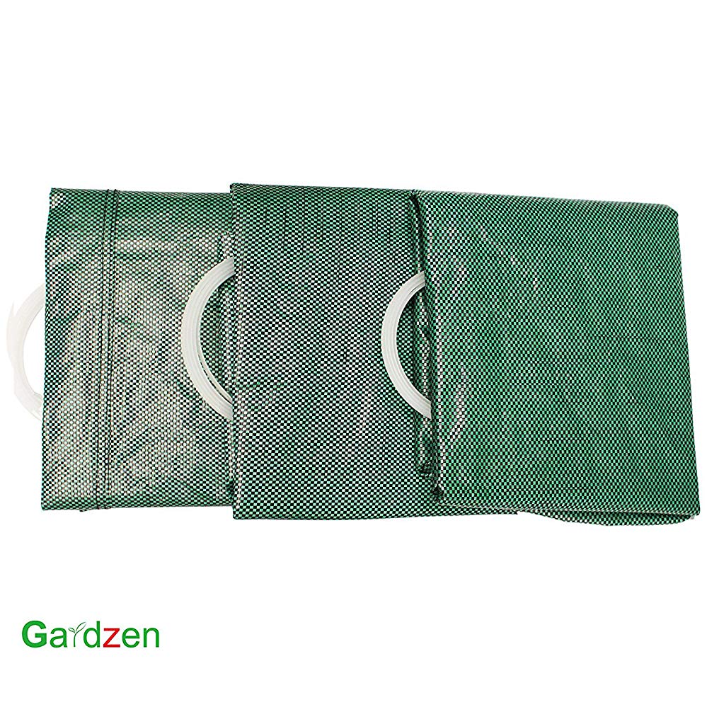 Gardzen 3-Pack 72 Gallons Garden Bag - Reuseable Heavy Duty Gardening Bags Lawn Pool Garden Leaf Waste Bag