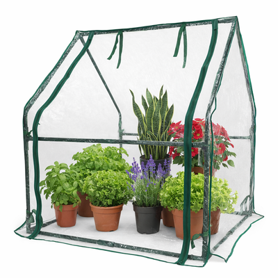 Gardzen Mini Greenhouse with PVC Cover 37
