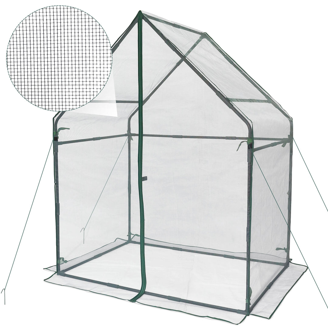 Gardzen Mini Greenhouse with Mesh Cover 36.2