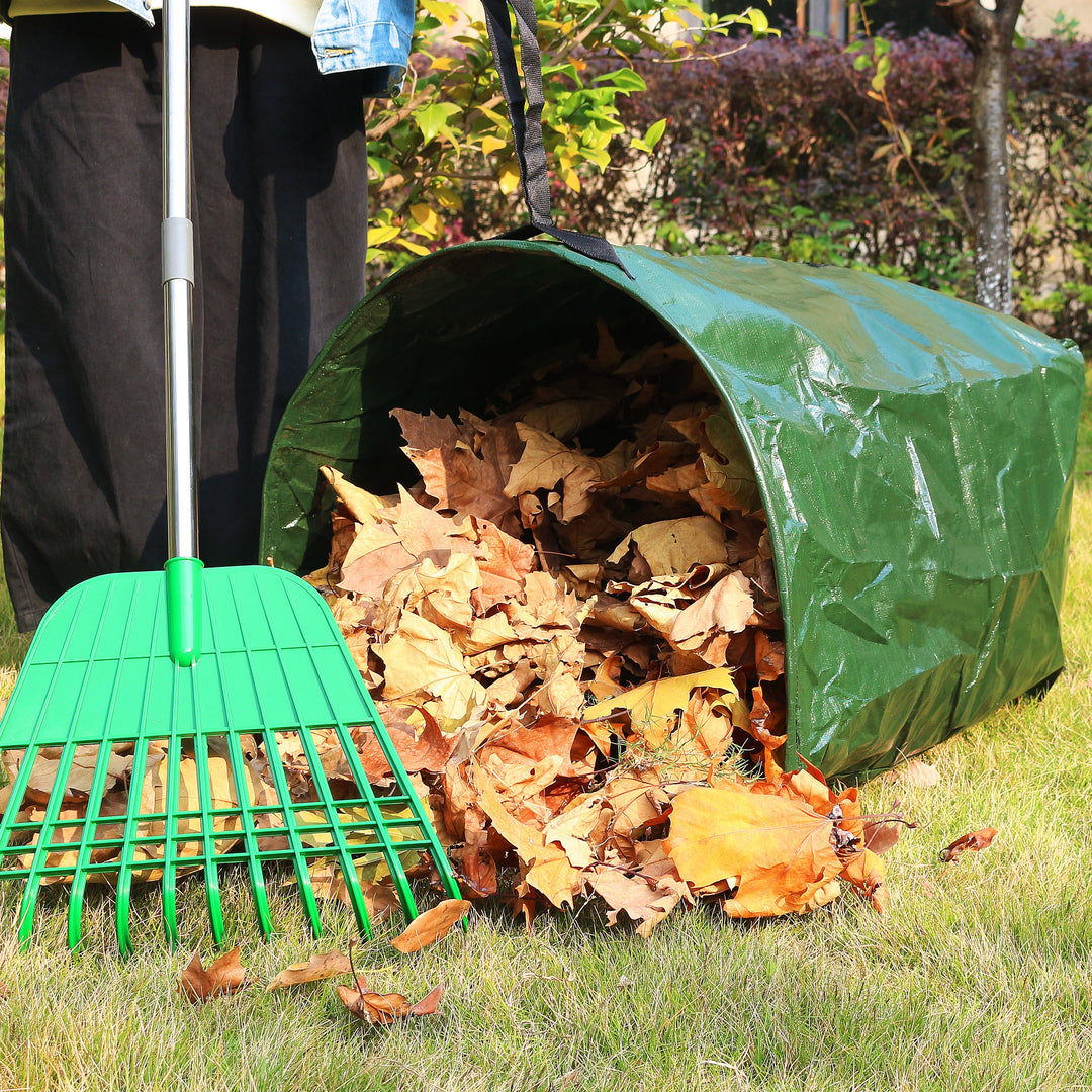 Yard Waste Bags Home Depot Gardzen Large Leaf Scoop Hand Rakes
