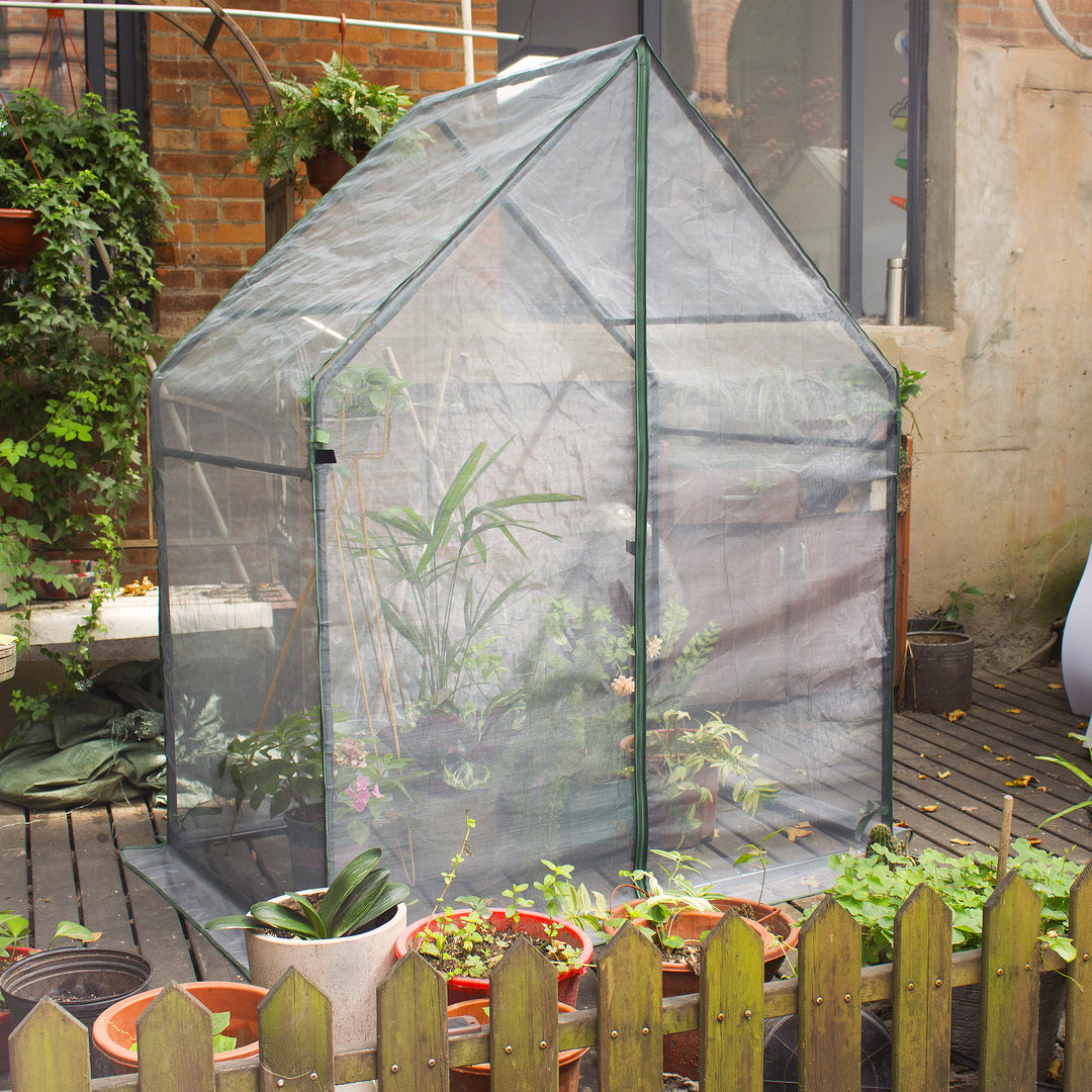 Gardzen Mini Greenhouse with Mesh Cover 36.2 Gardzen Mini Greenhouse with Mesh Cover 36.2