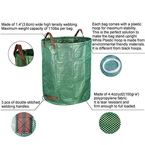 Large Capacity Neaten Pouch, Tree Leaves Bag, Waterproof For Garden Leaf Garbage  Bag 