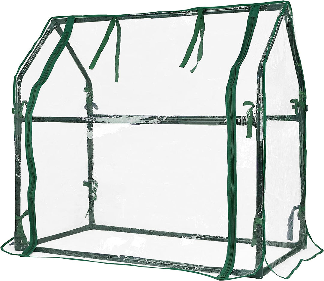 Gardzen Mini Greenhouse with PVC Cover 37