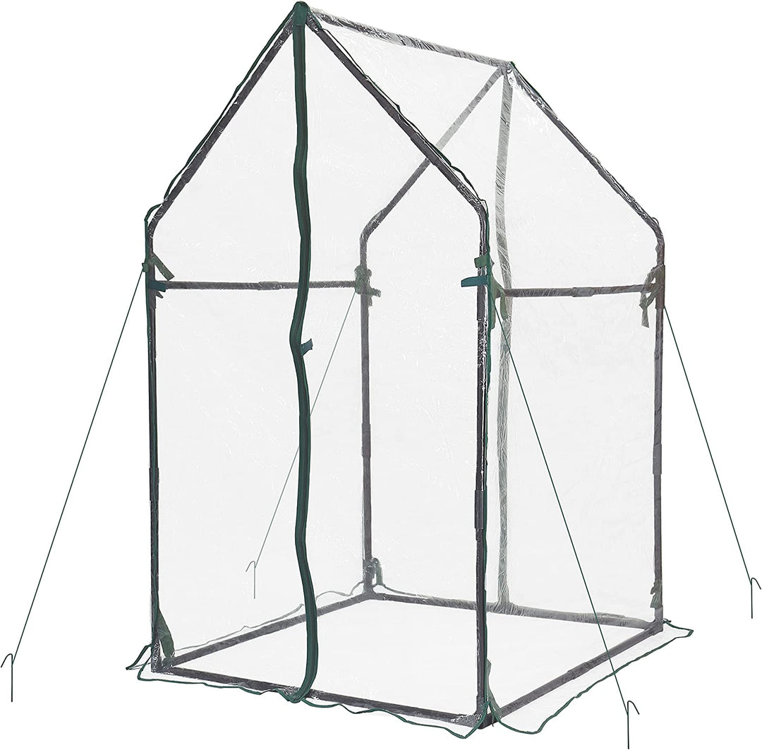 Gardzen Mini Greenhouse with PVC Cover 37
