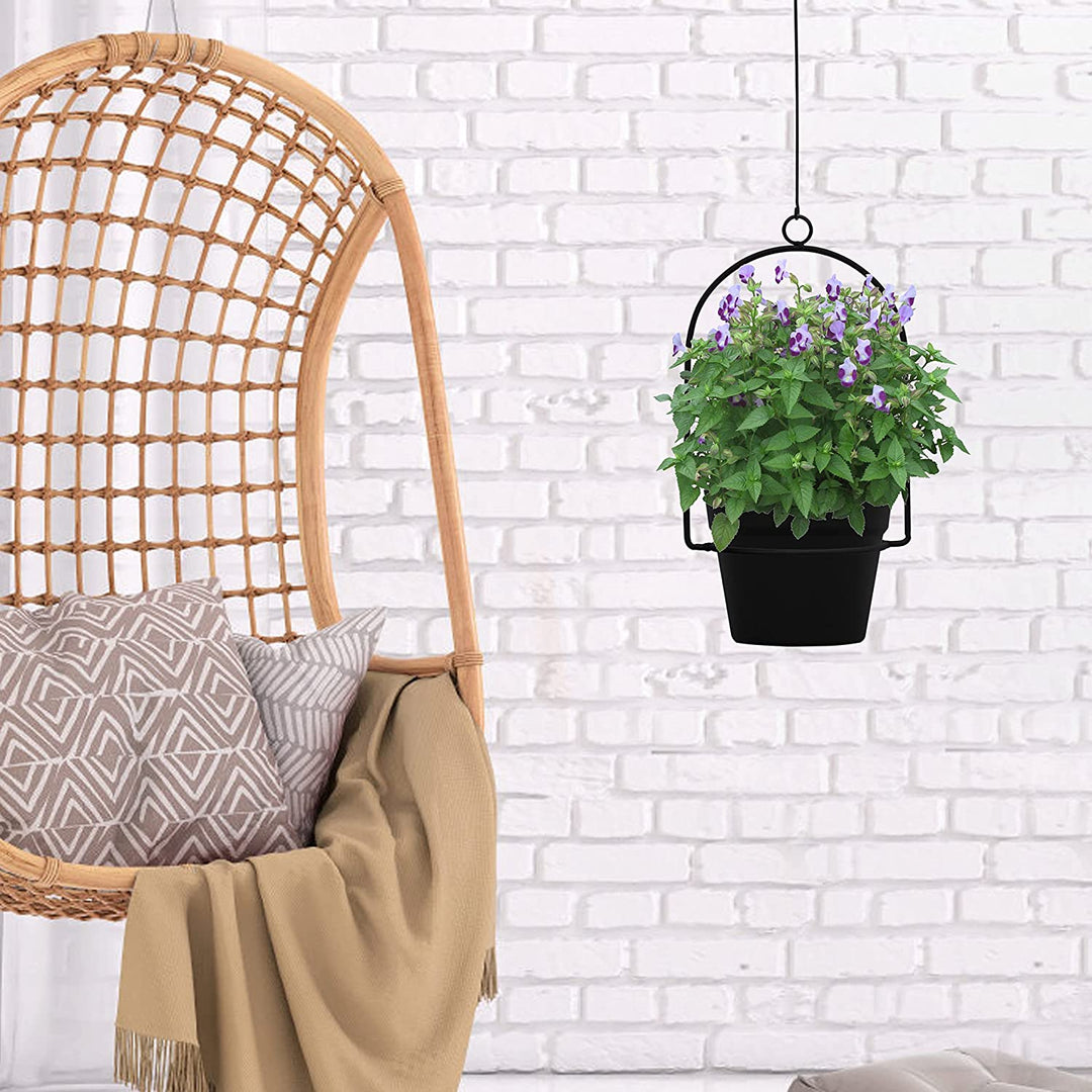 3 inch hanging planter Gardzen 3 Packs Hanging Wall Planters