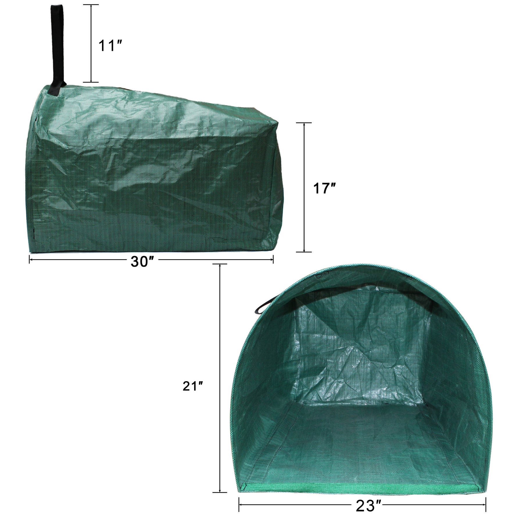 Large Yard Dustpan type Garden Bag Leaf Bags Reusable Heavy - Temu